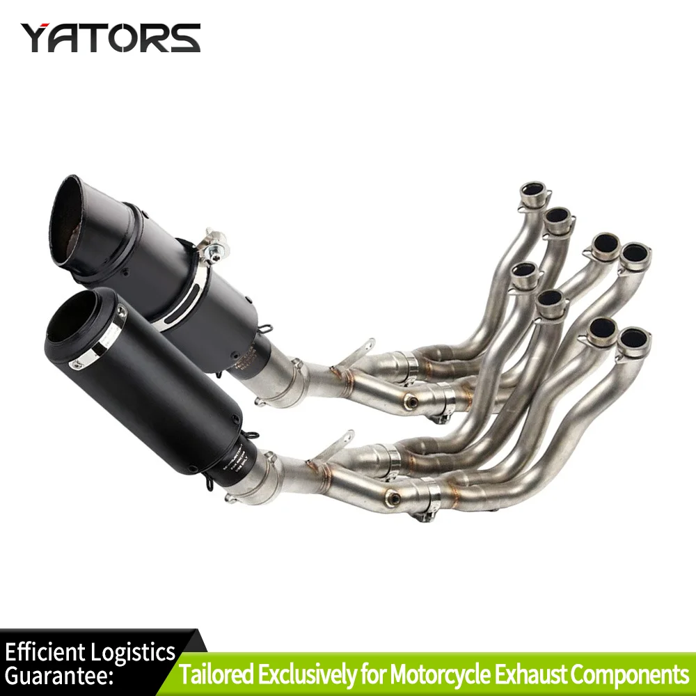 

Полная система для Yamaha YZF R1 2015-2023 MT-10, выхлопная труба, черный глушитель, выхлопные трубы, выхлопные системы