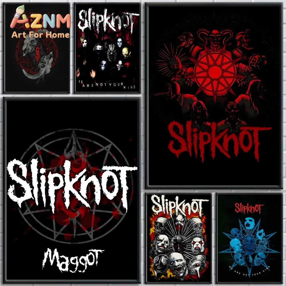 

Постер группы Rock S-Slipknot, 1 шт., HD, самоклеящийся, водонепроницаемый, настенный декор, идеально подходит для дома, офиса, общежития, спальни, отличный подарок