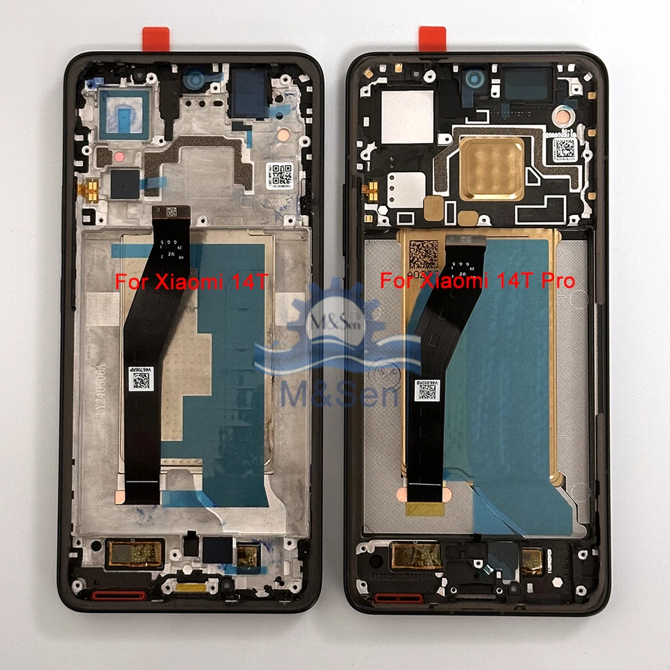 Xiaomi用AMOLEDLCDタッチスクリーン,6.67インチ,14T, 14T Pro, Redmi