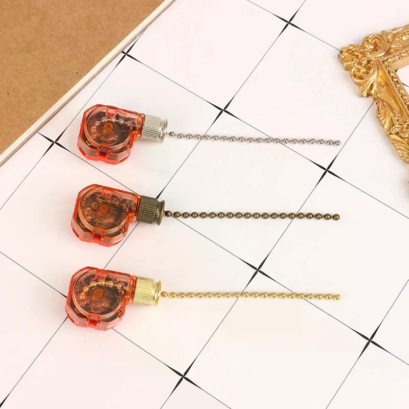 สวิตช์ควบคุมพัดลมเพดานแบบโซ่ทอ - Ceiling Fan Pull Chain Switch บทวิจารณ์และราคา