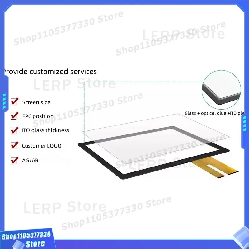 21.5 Inch Capacitive Touch Screen Panel USB Interface Projection Overlay Kit For DIY Monitor Display Replacement OEM Service