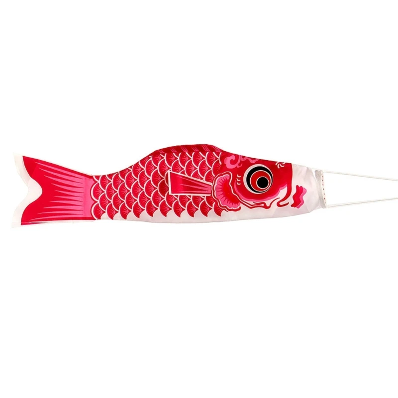 Windsocks ธงญี่ปุ่นปลา Koinobori ปลาคาร์พแขวน Streamers ตกแต่งสวนลม