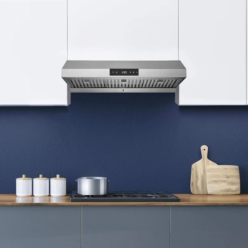 home.Range Hood 36 Inch - Under Cabinet Range Hood 36 Inch,Kitchen Vent Hoods 36 Inch with LED - Chef Series PS18