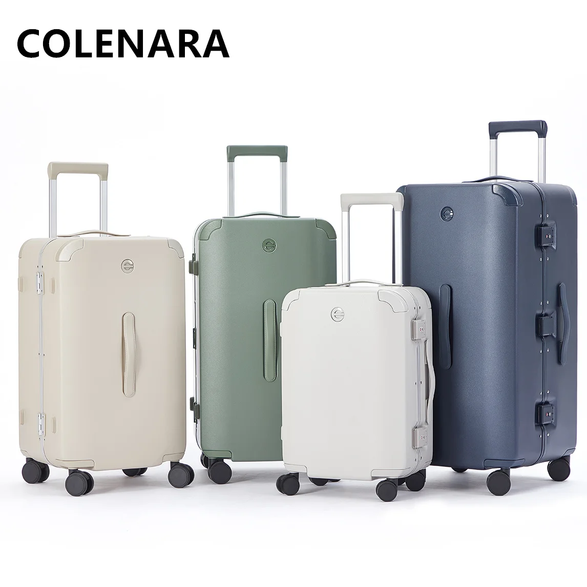 

COLENARA Large Capacity Suitcase 20 Inch Boarding Case 24"26"30" Family Travel Must Have Women's Carry on Travel Luggage