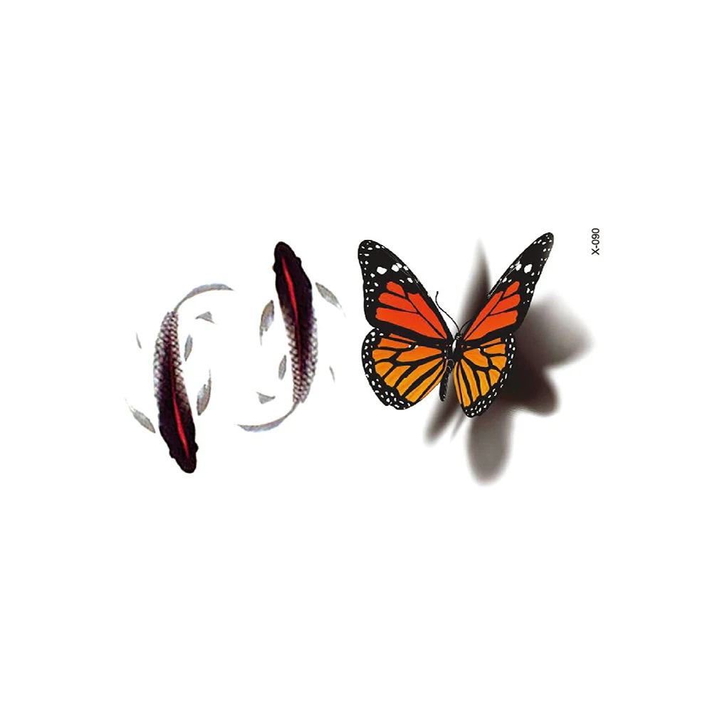 

Wholesale 100 Pcs/Lot,Temporary Fake Tattoo Water Transfer Stickers Beauty Makeup Body Art Flowers for Man Woman Kids 105x60mm