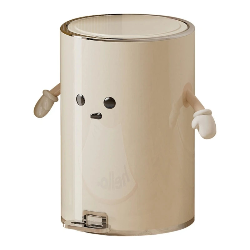 

Мусорное ведро, современное мусорное ведро емкостью 8 л с бесшумным закрытием крышки, мусорное ведро с педалью, новая Прямая