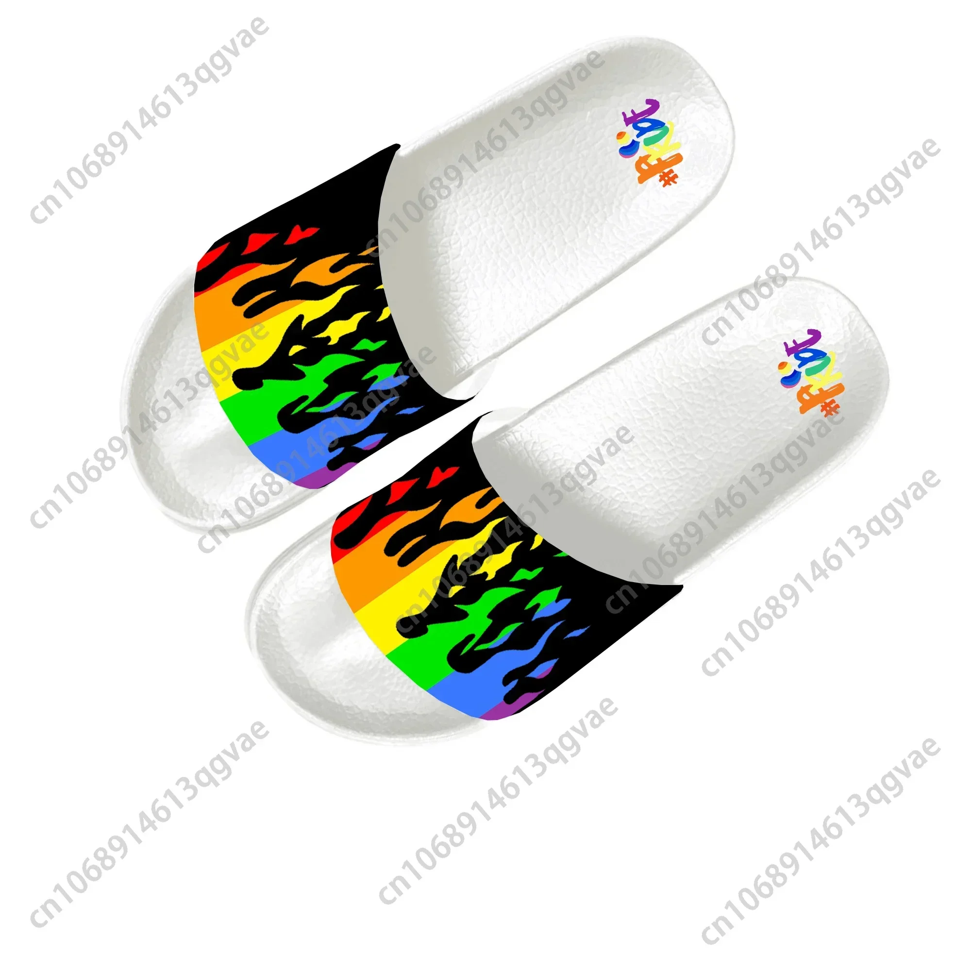 Gay Pride Love Slippers Home Water Shoes Men Women Teenagers Bathroom Beach Pool Sandals That Can Be Worn Outside