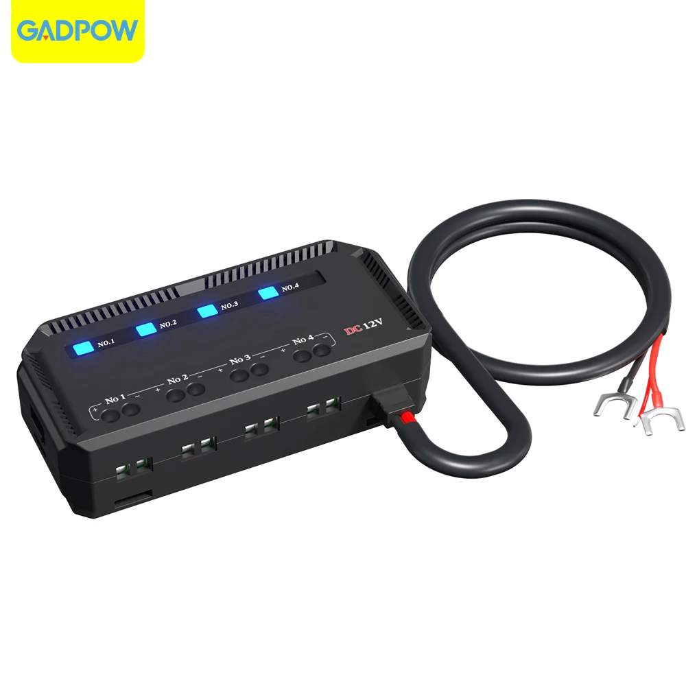 Gadpow 12V Fuse Box Universal LED Indicator 20A Car Motorcycle Battery Protection Junction Box Resistant Heat Fuse Holder