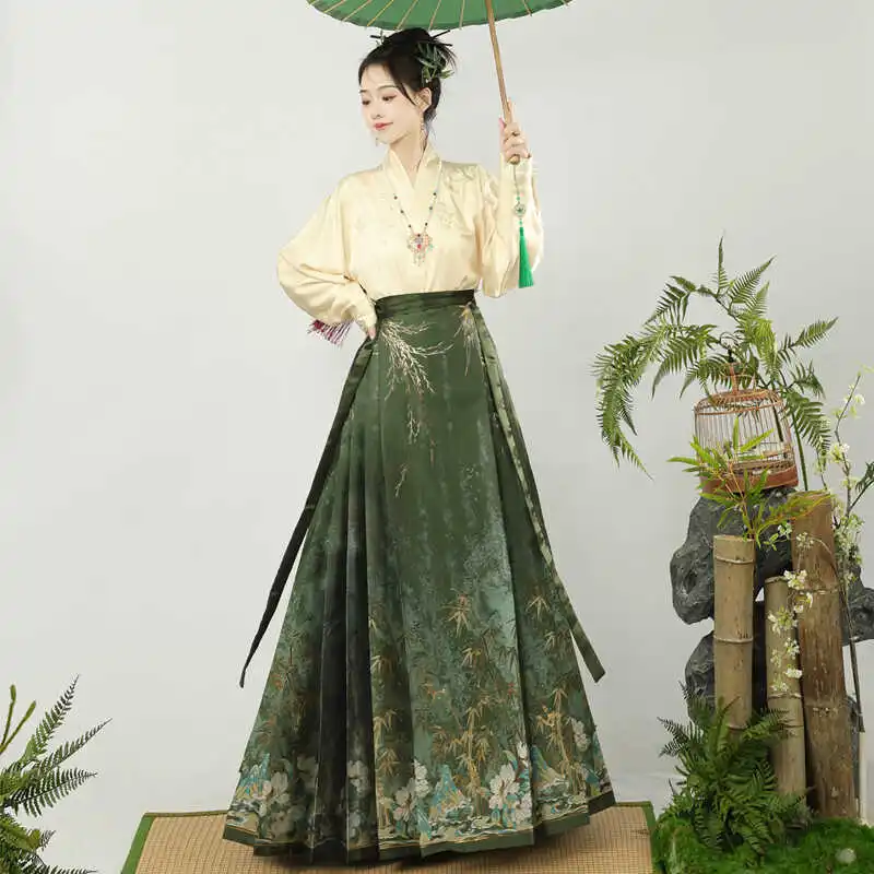 conjunto-de-hanfu-ming-para-mujer-estilo-nacional-con-tejido-dorado-diseno-de-caballo-y-maquillaje-y-mangas-de-aviador-cheongsam-mejorado