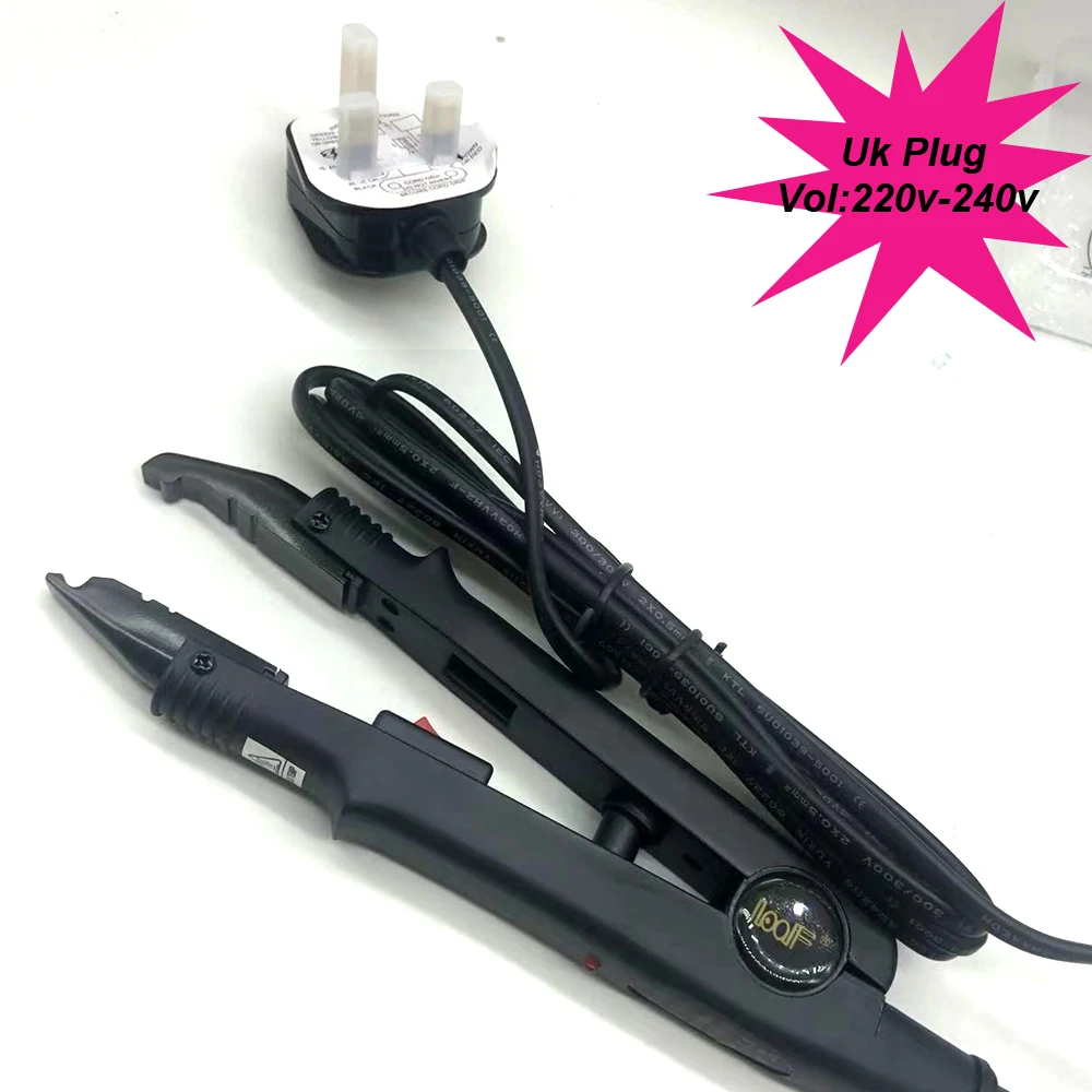 เล็บเคล็ดลับคงที่แหนบ L611A ผมเหล็กตัวเชื่อมต่อผม Keratin Bonding Keratin เชื่อมผม salonTool