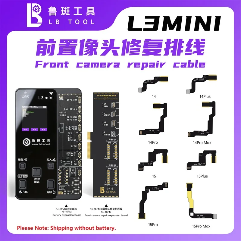 

Luban L3/L3Mini Front Camera Smart Repair Tool Host FPC Cable For iPhone 14 15 Pro ProMax Plus Solve Camera Non-focus Problem