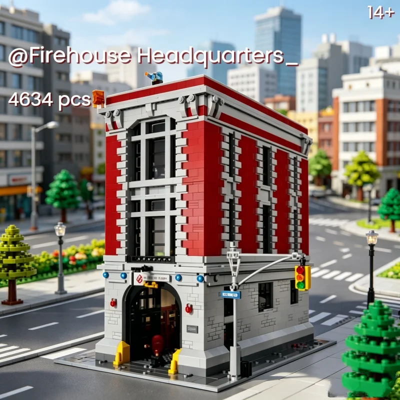 

Лучшая цена! Набор строительных блоков Ghostbusters Firehouse (4634 детали), совместимый с MOC 75827, идеально подходит для подарков на Рождество и день рождения.