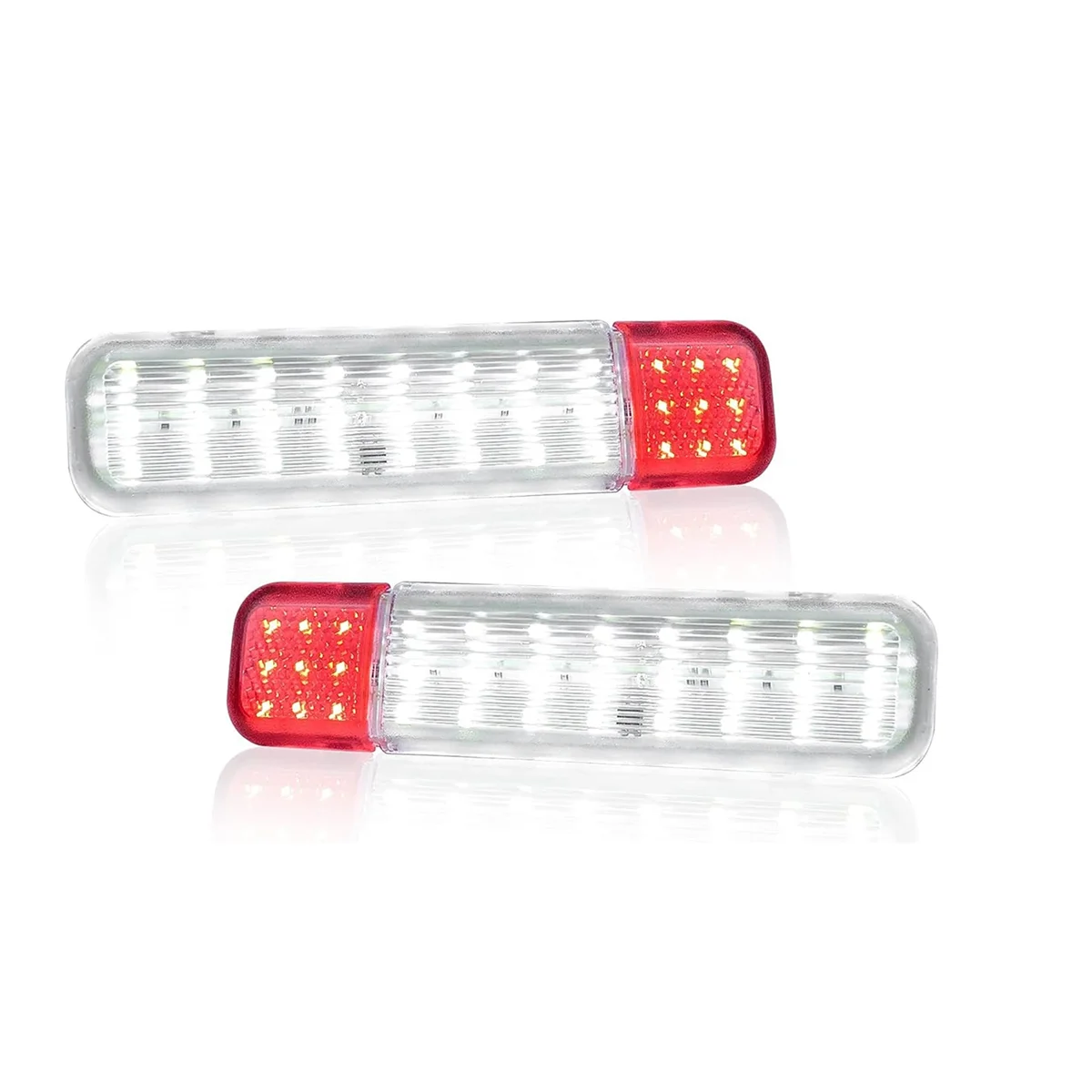 1Pair LED Door Panel Courtesy Light for Chevy Silverado GMC Sierra Yukon Hummer H2 Escalade Interior Door Welcome LampJADD