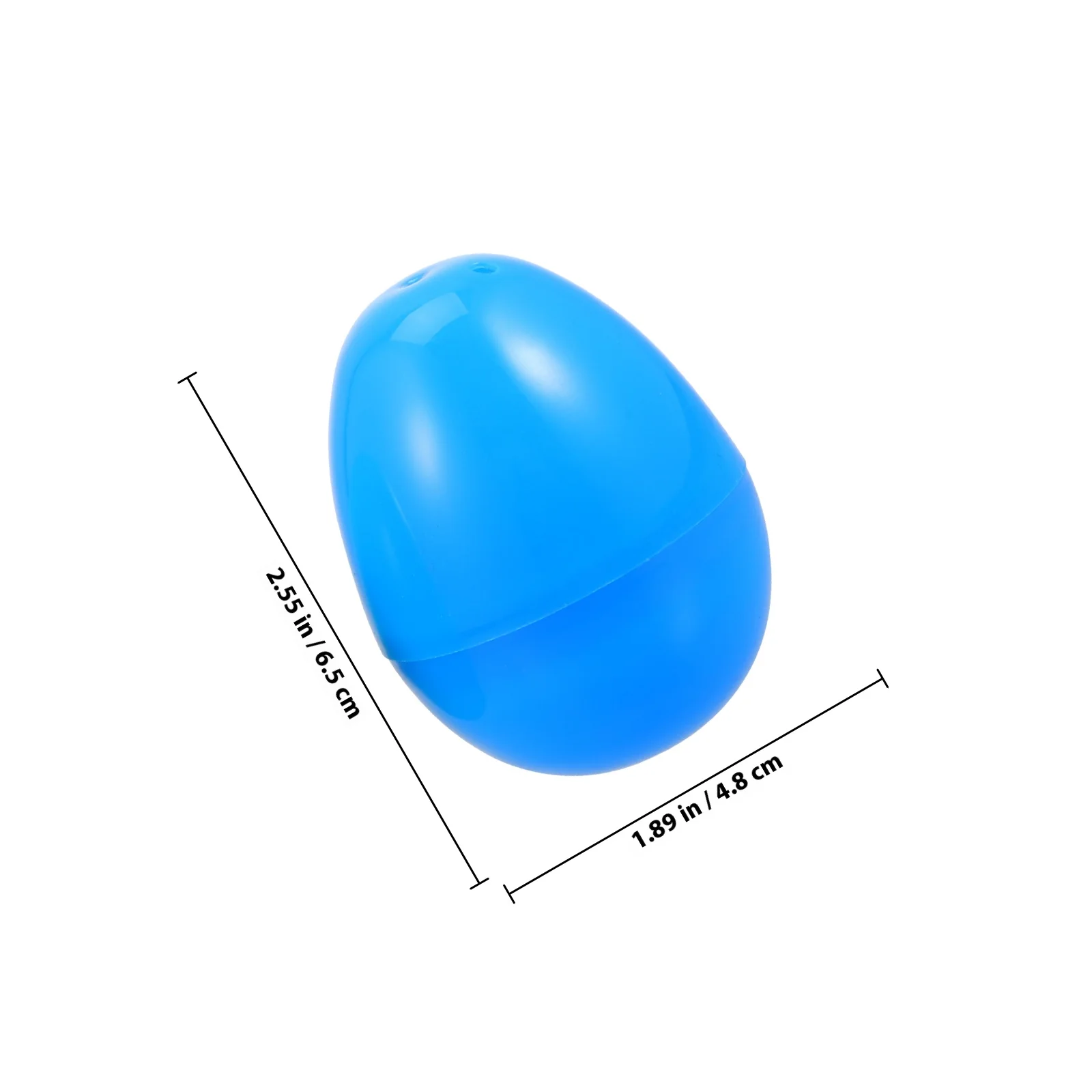 12 Uds. De huevos de Pascua DIY, 6Cm, plástico de alta calidad, colores surtidos para decoraciones de Pascua, Kits para manualidades, recuerdos de fiesta, rellenos de regalos