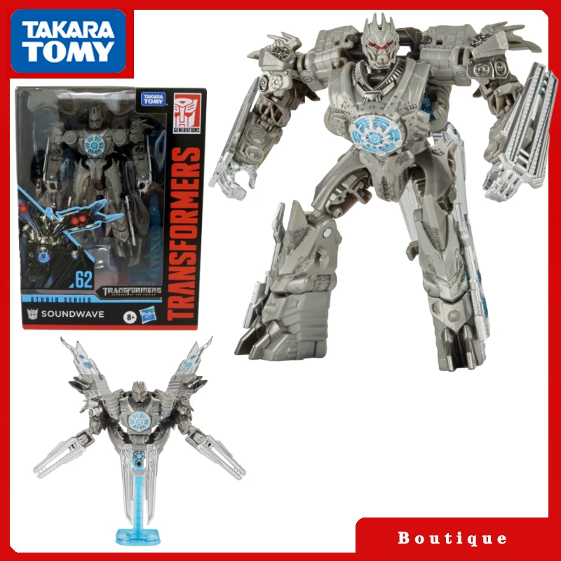 

In Stock Takara Tomy Transformers Toys Studio Series SS62 Deluxe Class Soundwave Action Figures Car Kids Gifts Classic Hobbies