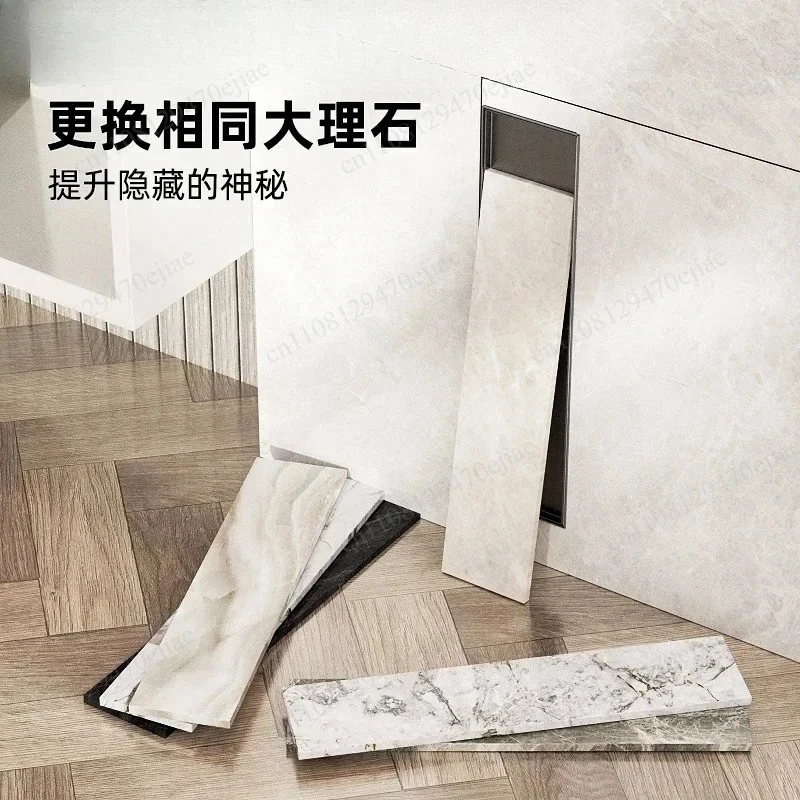 Recessed Wall Niche Toilet Brush Holder Hidden Stainless Steel Bathroom Storage Customizable