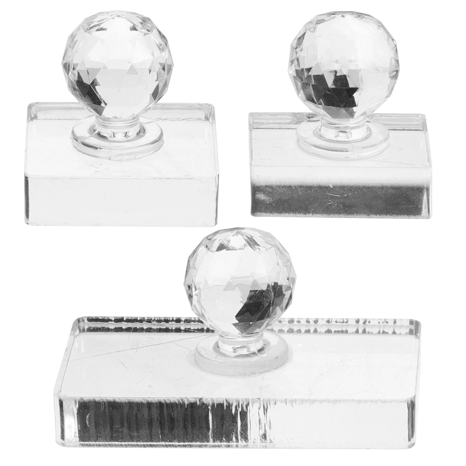 

3Pcs Eyeshadow Pressing Mold Tool for Cosmetics Highlighter Blush DIY Makeup Platen Device Highlighter Applicator