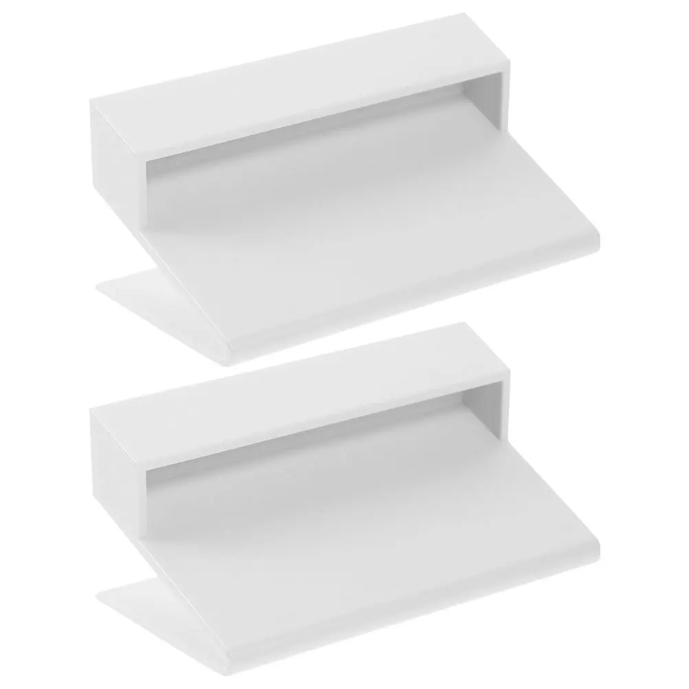 

2Pcs Desktop Name Card Stand Business Card Holder Creative Organizer Memo Display Rack Office Desk Office Organizer