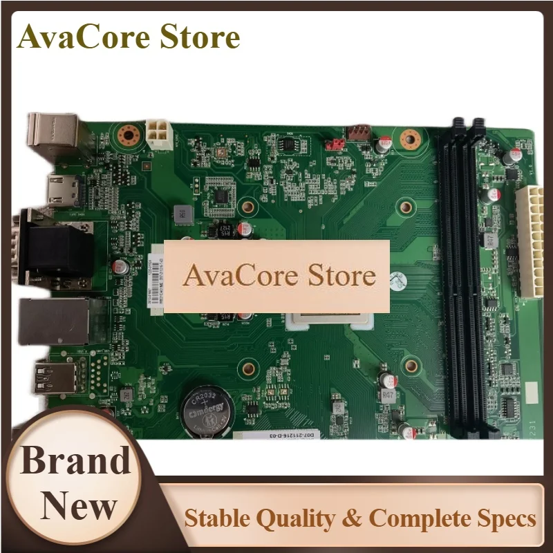 AvaC 8-Core Mega Core KX-U6780A KX6000 Mini Desktop PC, Expandable RAM NVMe SSD, 4K HDMI Dual Display WiFi6 Business Host