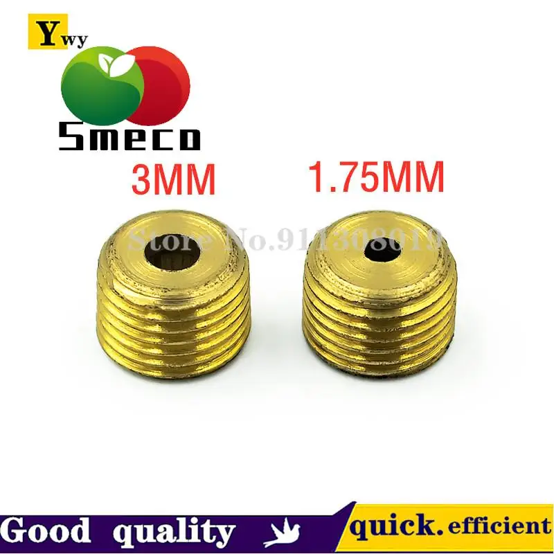 3D Printer Nozzle Accessories Extrusion Head Accessories PEEK Type Screw Top Wire Accessories Extrusion Head Parts