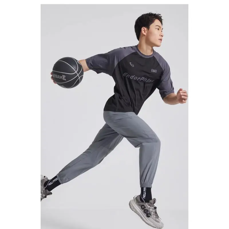 DROZENO Men's Sports T-shirt Short-Sleeved Summer Cool Fitness Casual Running Breathable