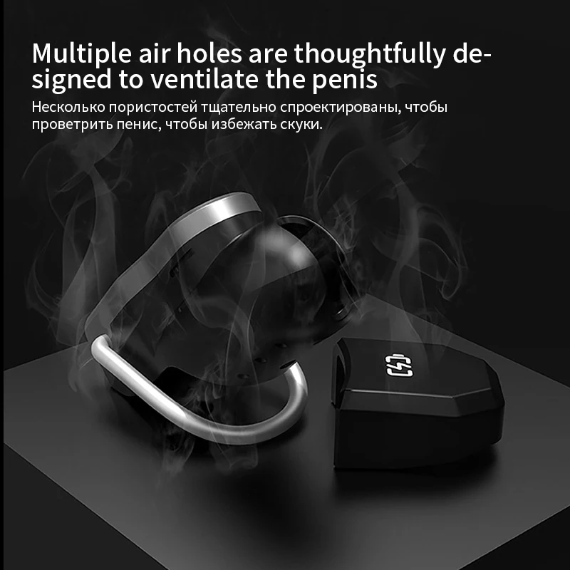 Men\'s CB Remote Control Electric Chastity Cage Smart App 2.0 Penis Lock SM Adult Conditioning Abstinence Restriction Toys