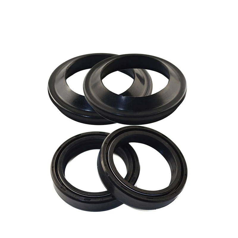Road Passion Motorcycle 49x60x11 Front Fork Damper Shock Absorber Oil Seal and Dust Seal For Harley  Dyna FXDF EFI FXDL