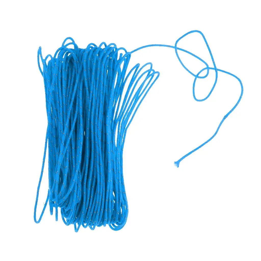 

20M 1.8MM Camping Tent Awning Reflective Guyline Rope Runners Cord - Blue
