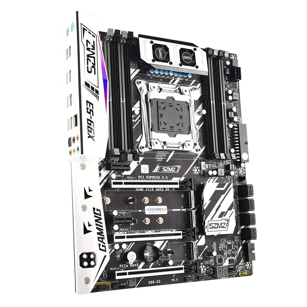 X99 Motherboard Set E5 2680 V4 Processor LGA 2011-3 Kit With 2X16=32GB DDR4 ECC RAM Support NVME M.2