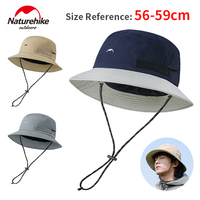 Naturehike Sun Protection Hat Big Brim Summer Fisherman Hat Outdoor Men Women UPF50+ Hiking Fishing Climbing Cap Bucket Hats