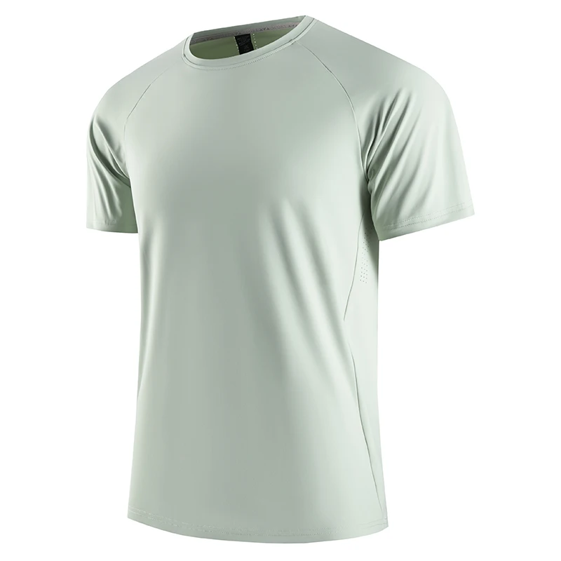 

Men's quick drying sports T-shirt summer short sleeved equipment fitness running casual training top