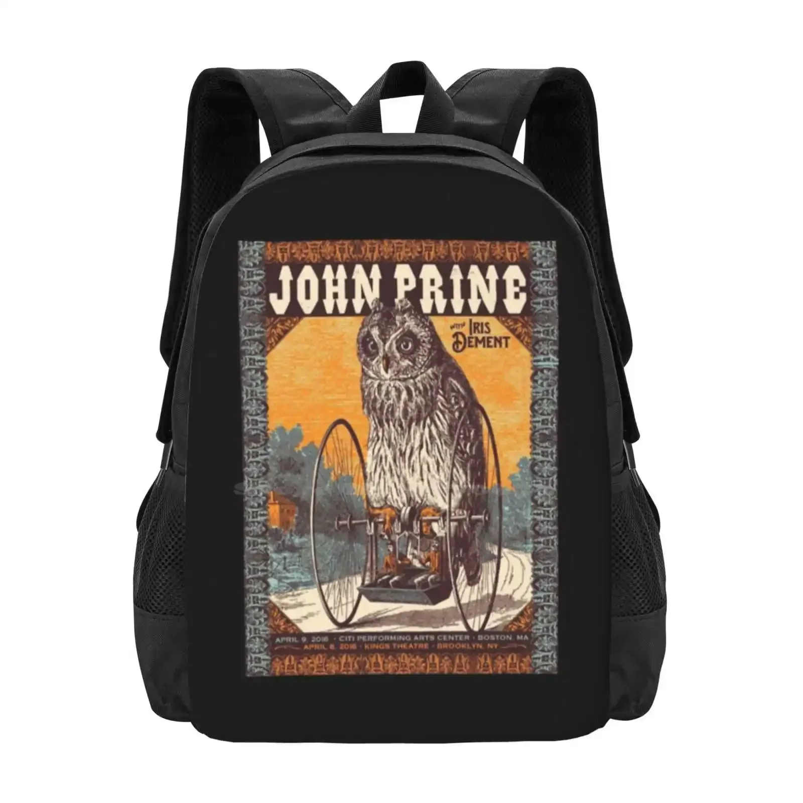 

Рюкзак Fourpri Show John American World Tour для студентов, школьная дорожная сумка для ноутбука, слушайте Джону Prine 2020, кантри-музыку