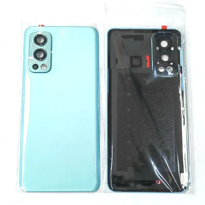 For oneplus nord 2 5G Battery cover back rear door housing one plus nord2 back frame glass parts DN2101 DN2103