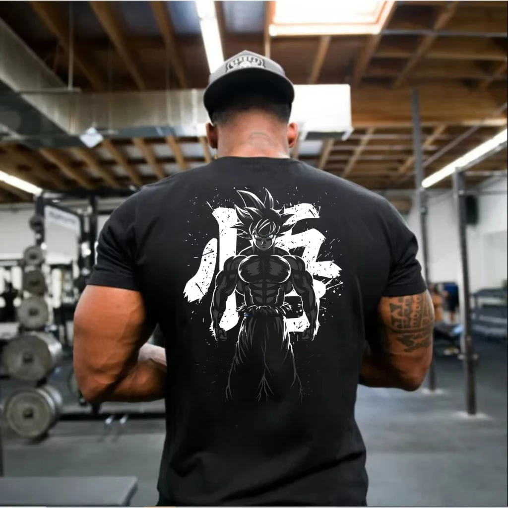 Dragon Ball Anime Son Goku Printed T-shirt Men's and Women's T-shirt Men's Top Sports T-shirt Men's T-shirt Summer Tee 2026 New