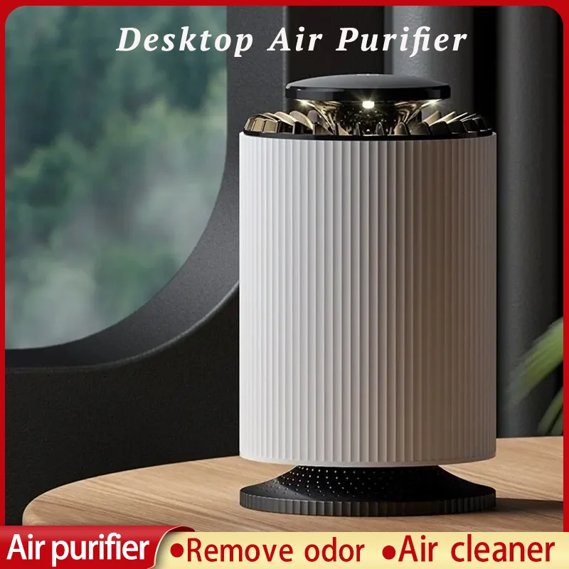 

Очиститель воздуха Xiaomi Youpin, настоящий HEPA-фильтр, настольная адсорбция PM2,5, пыль, б/у, удаление дыма, ночник, освежитель воздуха