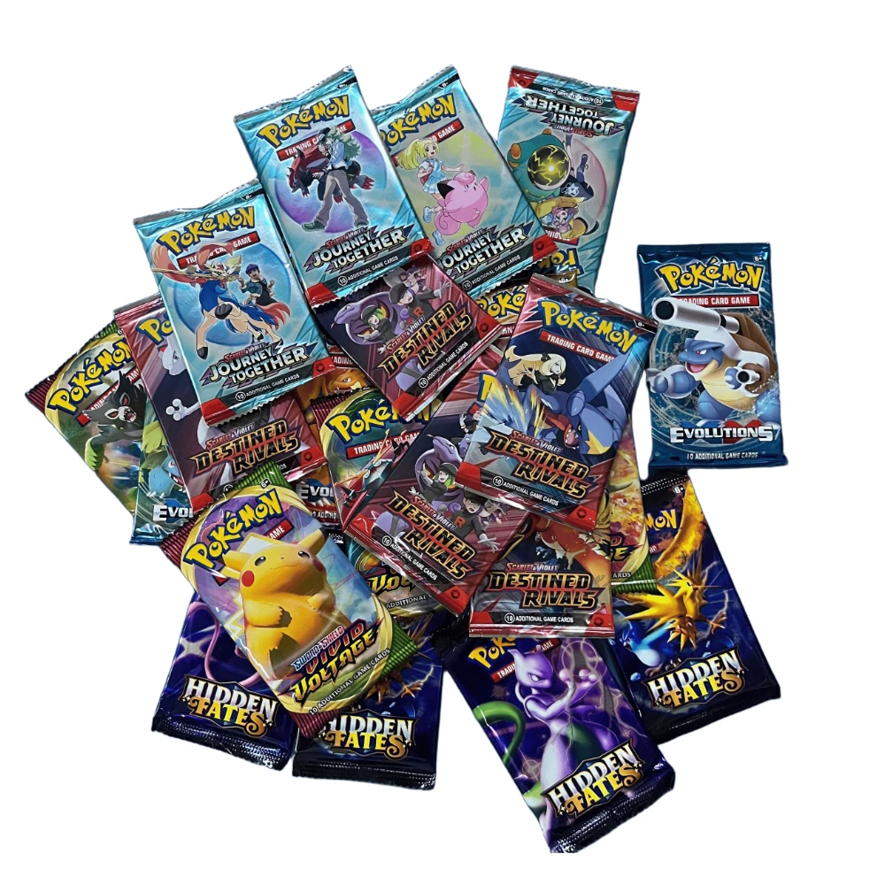 40-180pcs Inglese Pokemon Carte Charizard Pikachu Carta Da Collezione Anime Trading Gioco di Battaglia Giocattoli Per Bambini Adulti Regalo