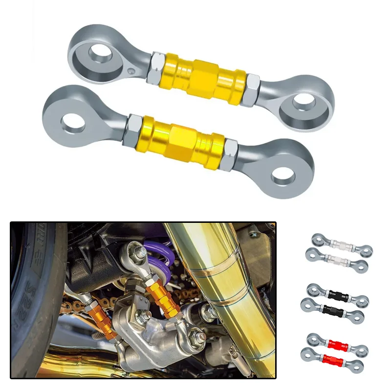 

Compatible with SUZUKI HAYABUSA GSX1300R 2007 2008 2009 2010 2011 2012 2013 2014 Rear Suspension Lowering Links Adjustable