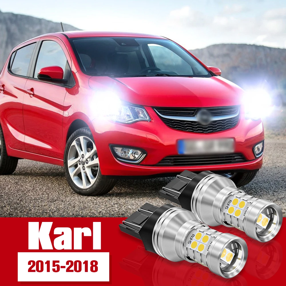 

2pcs LED Accessories Daytime Running Light DRL For Opel Karl 2015 2016 2017 2018