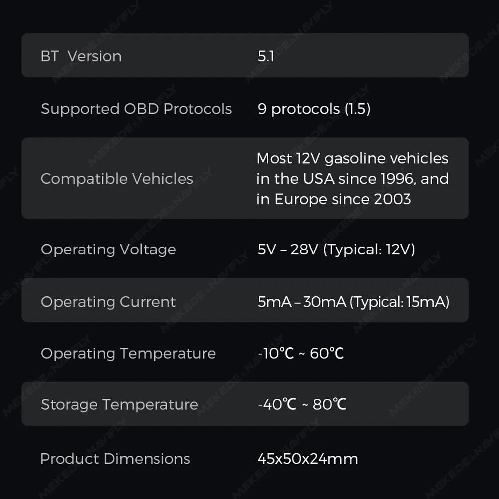 DUDUAUTO Obd الجديد لشاشة السيارة العالمية محرك أقراص أكثر أمانًا BT 5.1 متوافق مع تطبيقات متعددة تصميم لوحة القيادة الأنيقة Ul