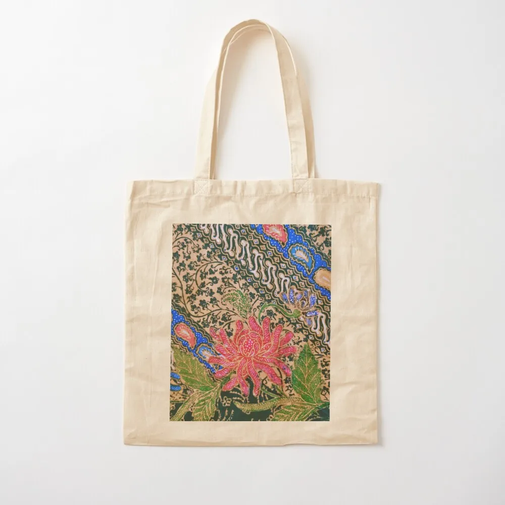 BUNGA BATIK (FLOWER BATIK) Tote Bag Women's shopper canvas tote bags cloth bag woman Women's handbag