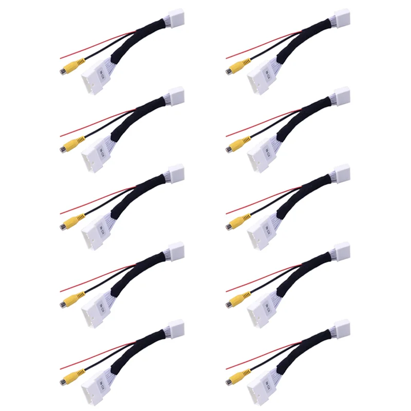 

10X 24-контактный адаптер, соединительный кабель камеры заднего вида для Renault и Dacia для Opel, Vauxhall, для Clio 4 2012-Up