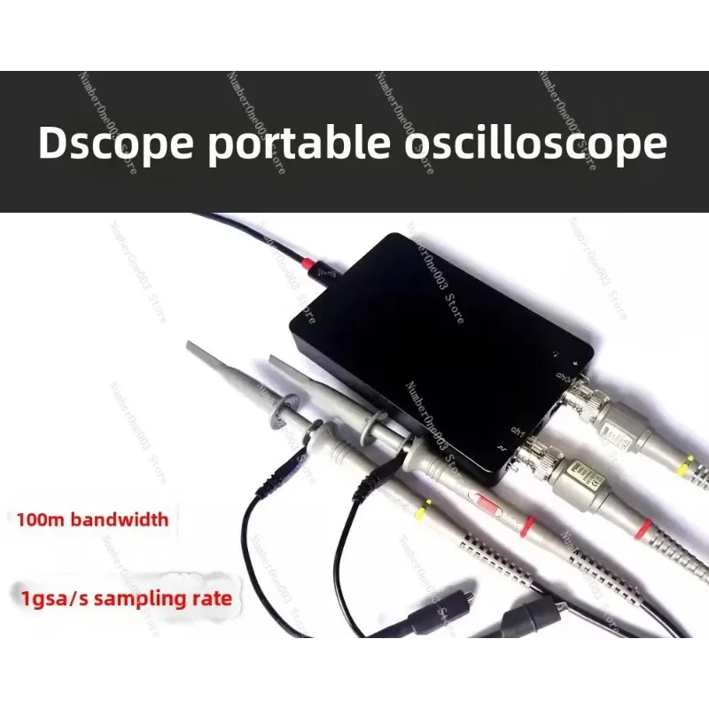 DSCope Ultra-portable Oscilloscope 50M Bandwidth 200M Sampling, Dual-channel USB Power Supply