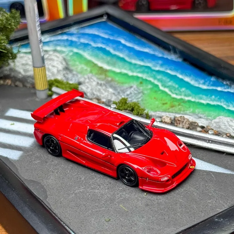 NA 1/64 F50 GT Harz Spielzeug Kraftfahrzeug Druckguss Metall Modell Geschenke