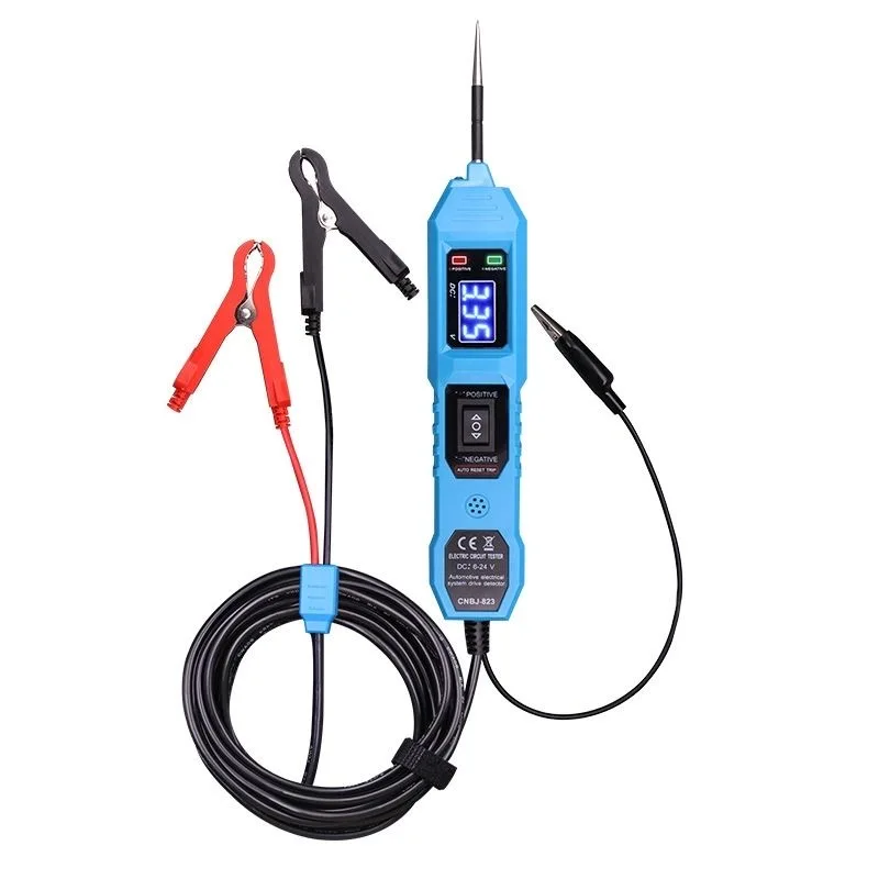 

Aermotor Automotive Electric Circuit Tester with Voltage Display LED Light Car Power Circuit Probe Kit Electric Circuit Tester