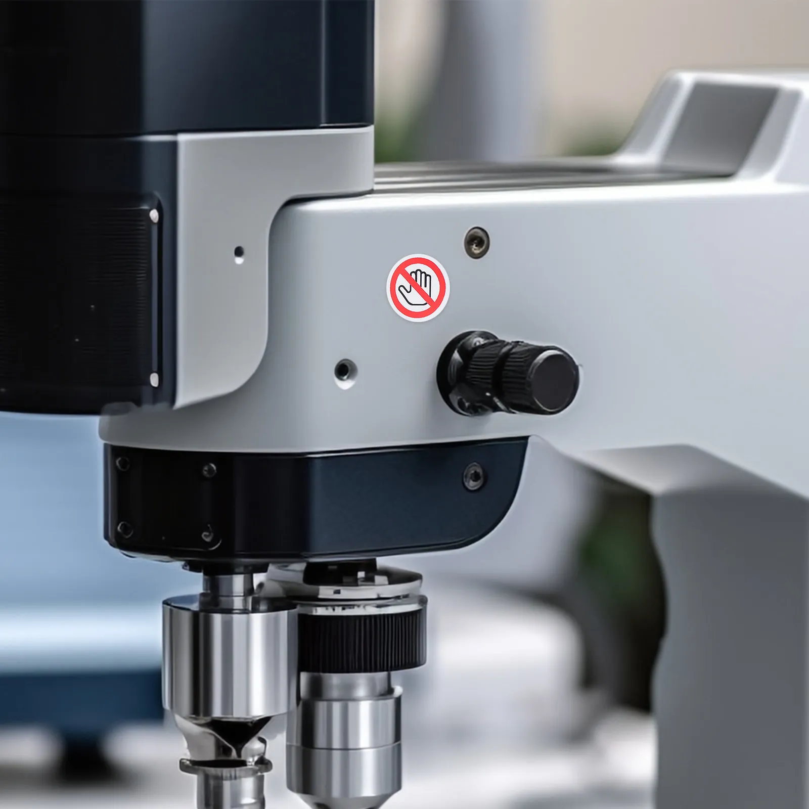 

20Pcs Do Not Touch Sticker Self Adhesive Safety Warning Sign Stickers Highly Visible for Machinery Lab Factory