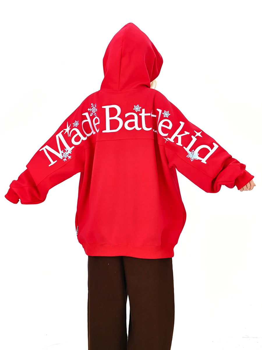 

Худи с вышитыми буквами, свободный крой, женский, в американском уличном стиле, весенняя новинка, повседневный удобный топ