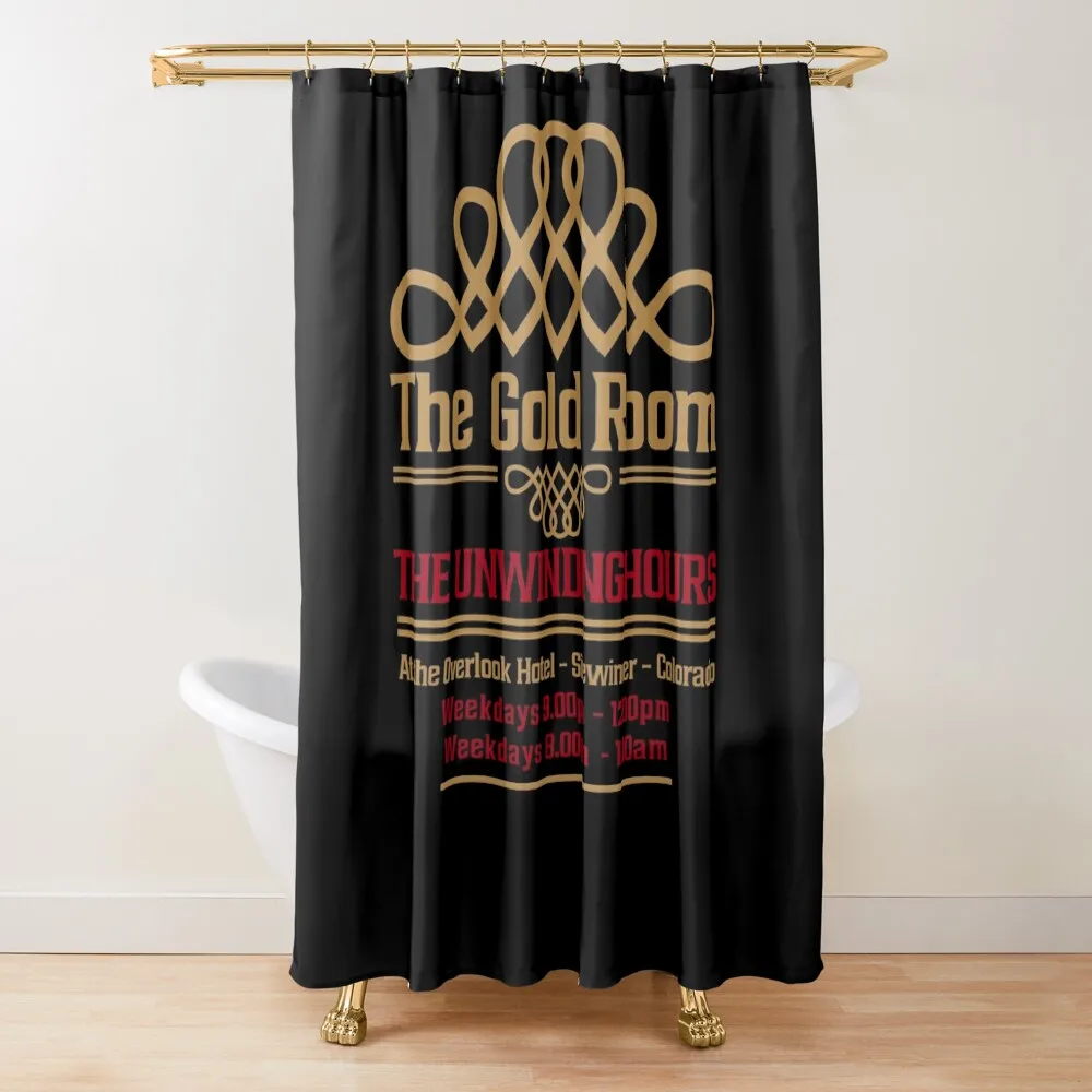 The Overlook Hotel - The Gold Room Shower Curtain For The Bathroom Bathtub Cover Curtain