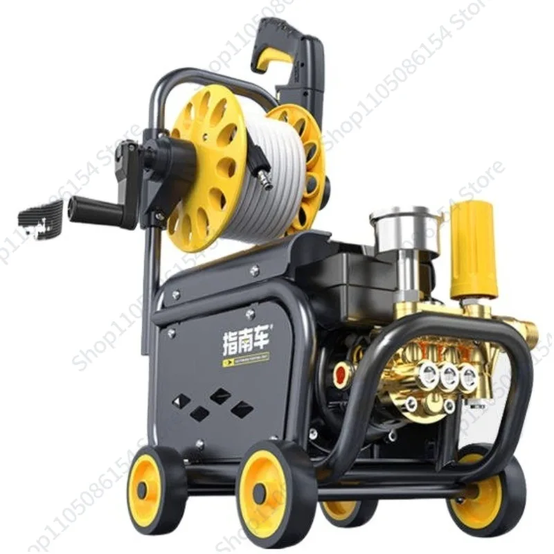 

Мощная бытовая автомойка высокого давления 220В с насосом, автоматическим портативным водяным пистолетом и щеткой для чистки автомобиля