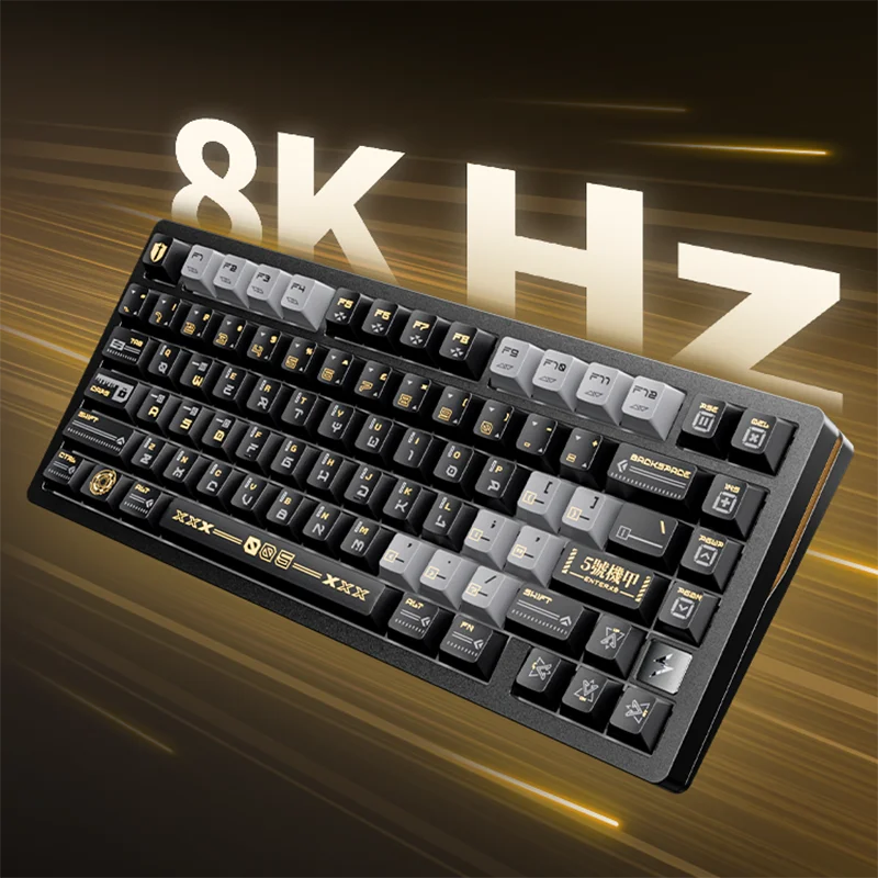 2025 VGN Flash Electromagnetic Switch Keyboard 75 Gaming Customized Gasket Hot Swap Low Latency Mechanical Keyboard