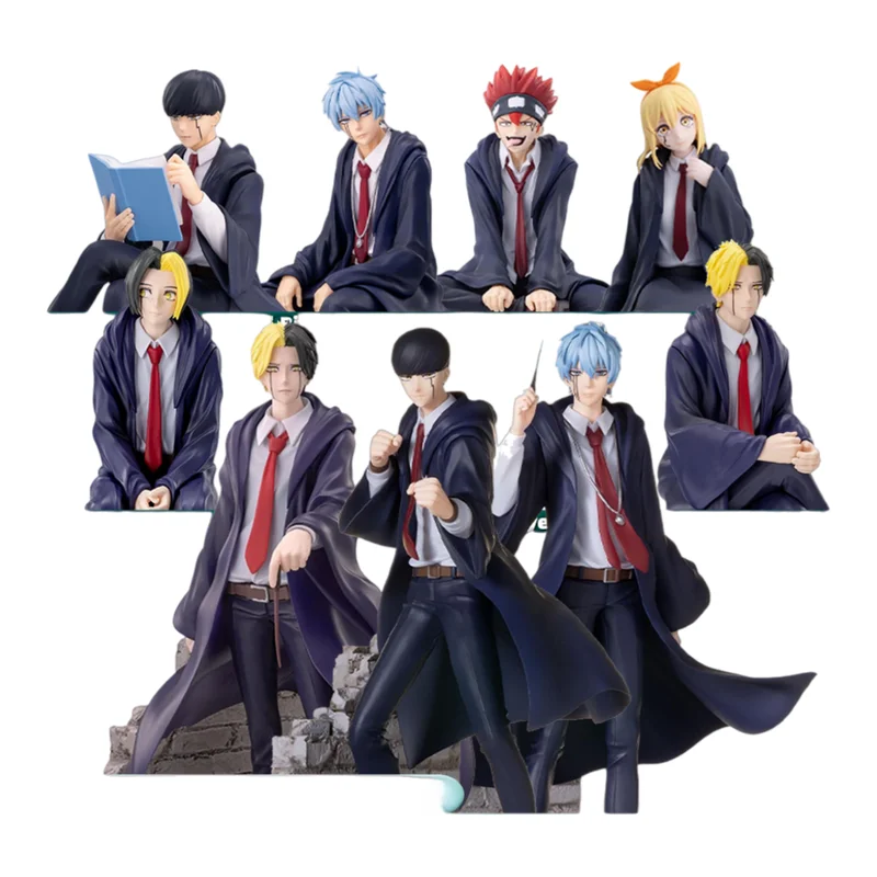 

Sega Official Mashle Magic And Muscles Ryan Lance Finn Lemington Luminasta Seated Figures Collection Decoration Model Toy Gifts